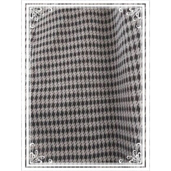 NWOT~Ambiance Classy Black & White Houndstooth Stretch Flare Leg Pants Sz L - Picture 3 of 3